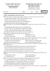 Đề thi Giữa kì 1 Lịch sử 10 năm 2024-2025 trường THPT Ngô Gia Tự (Đắk Lắk)